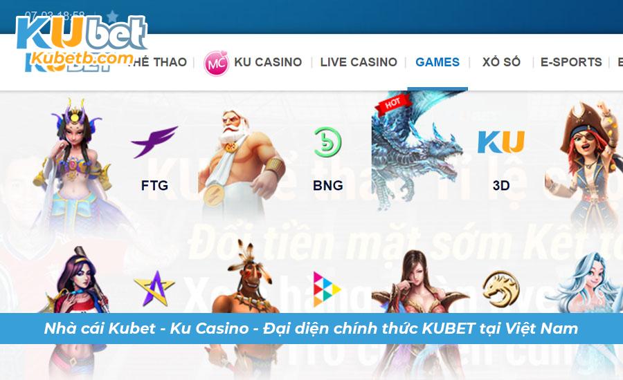 Game online trên app Kubet đa dạng thể loại - Chơi hoài không chán!