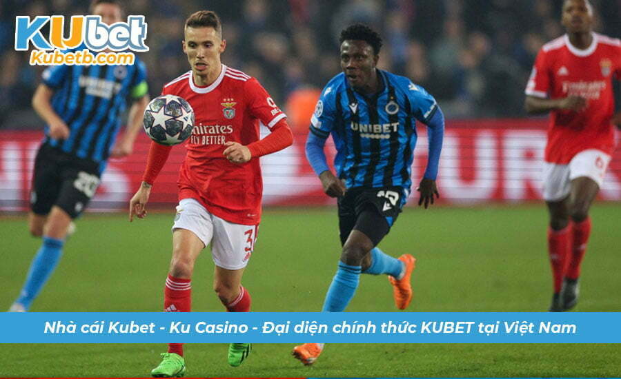 Các cầu thủ ra sân Benfica vs Club Brugge 